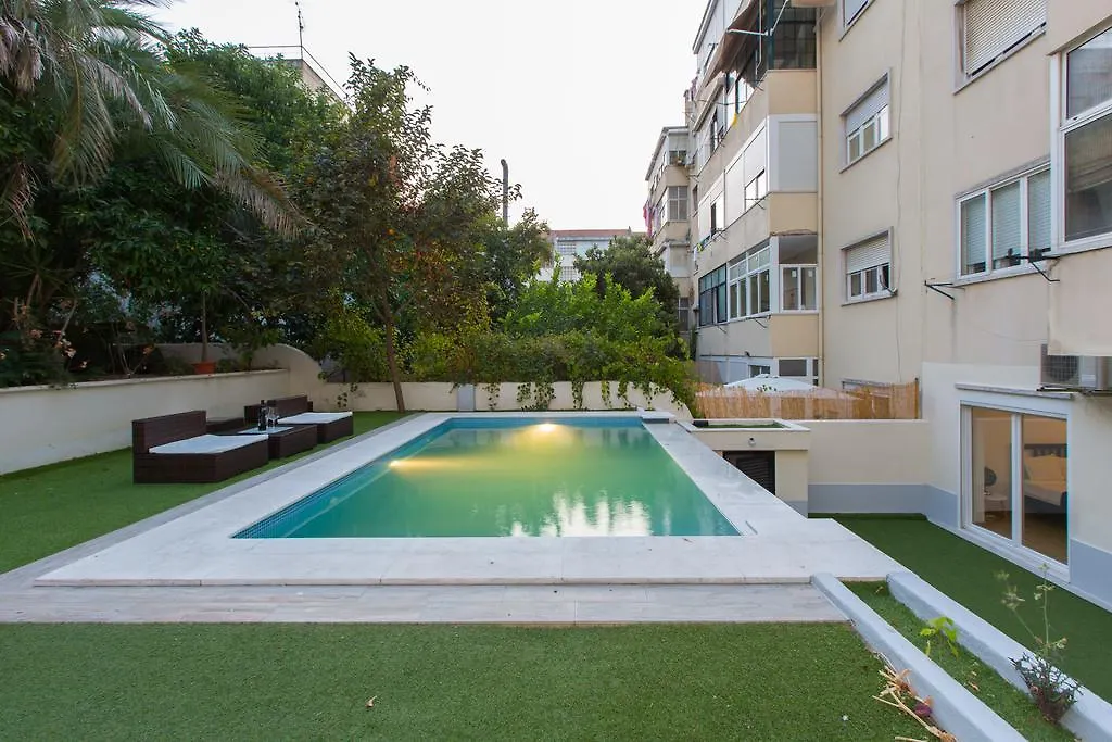 Alvalade Terrace And Pool Appartamento Lisbona